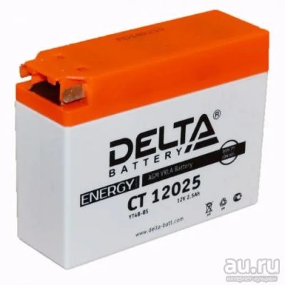 Лот: 17590753. Фото: 1. Аккумулятор Стартерный Delta CT... Аккумуляторы