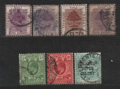 Лот: 25776405. Фото: 1. Брит. Оранжевая Колония 1868-1904. Марки