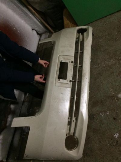 Лот: 6917845. Фото: 1. Передний бампер на Toyota NOAH... Кузов