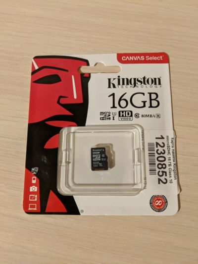 Лот: 15254793. Фото: 1. Карта памяти MicroSD 16ГБ. Карты памяти