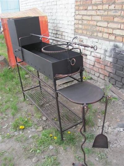 Лот: 953805. Фото: 1. мангал большой с кольцом под казан... Другое (для дачи, дома, огорода, бани, парка)
