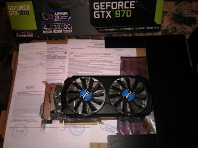 Лот: 10391390. Фото: 1. MSI GTX 970. Видеокарты