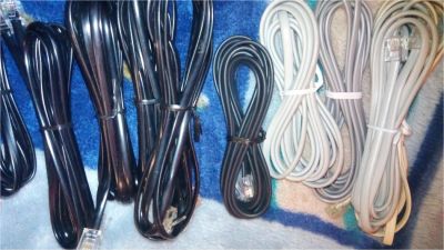 Лот: 9156873. Фото: 1. Кабель телефонный RJ-11, RJ-25... Дата-кабели, переходники