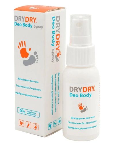 Лот: 23733098. Фото: 1. Dry Dry Deo Body дезодорант спрей... Лекарства