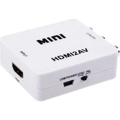 Лот: 24957276. Фото: 1. Конвертер Rexant HDMI/3 RCA, пластик... Шнуры, кабели, разъёмы
