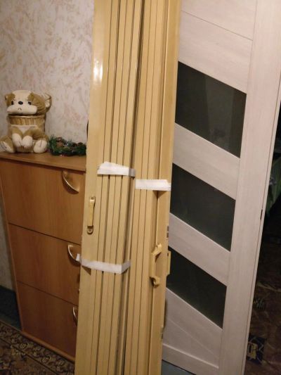Лот: 8886955. Фото: 1. двери раздвижные(гармошка) б\у. Двери межкомнатные