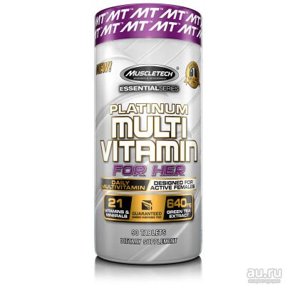 Лот: 13804362. Фото: 1. Platinum Multivitamin For Her... Спортивное питание, витамины