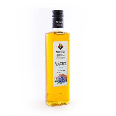 Лот: 1922008. Фото: 1. Масло льняное Масляный Король... Масло, маргарин