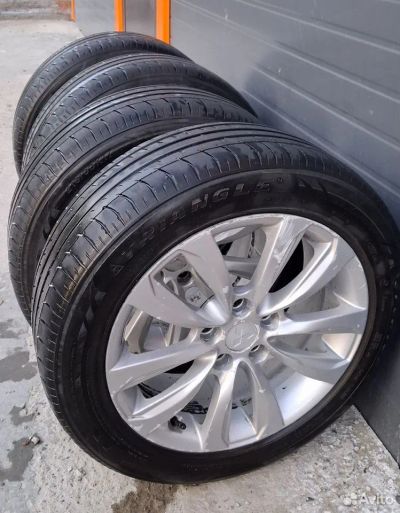 Лот: 25398685. Фото: 1. Колеса R17 KIA диски 5*114.3*67... Шины на дисках