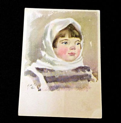 Лот: 11741040. Фото: 1. Открытка СССР. Ксюша, 1955 год... Открытки, конверты