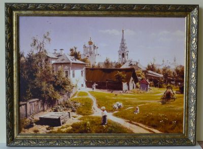 Лот: 3233934. Фото: 1. Репродукция картины "Московский... Холсты чистые