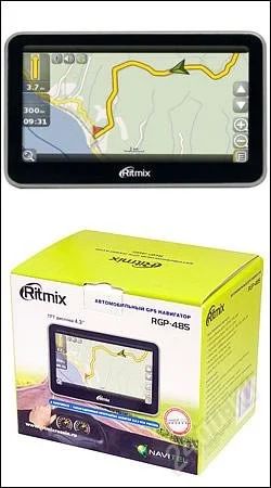 Лот: 1494621. Фото: 1. GPS навигатор Ritmix 485. GPS-навигаторы