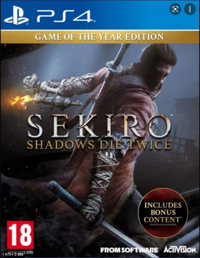 Лот: 18797688. Фото: 1. Sekiro: Shadows Die Twice Goty... Игры для консолей