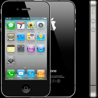 Лот: 6689869. Фото: 1. iPhone 4, 8GB black. Смартфоны