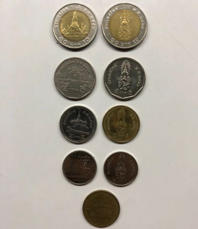 Лот: 21141169. Фото: 1. Монеты бат тайланд. Азия