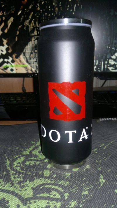 Лот: 6576491. Фото: 1. Термокружка с символикой Dota2... Термосы, термокружки, фляжки