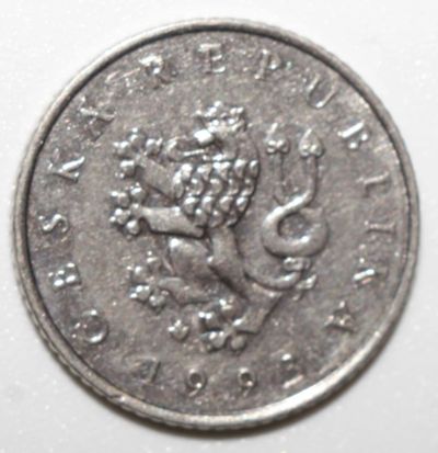 Лот: 8926780. Фото: 1. 1 крона 1993 год. Чехия. Европа