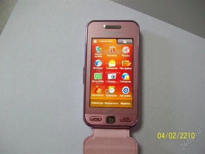 Лот: 1512246. Фото: 1. samsung s5230w star wifi розовый. Кнопочные мобильные телефоны