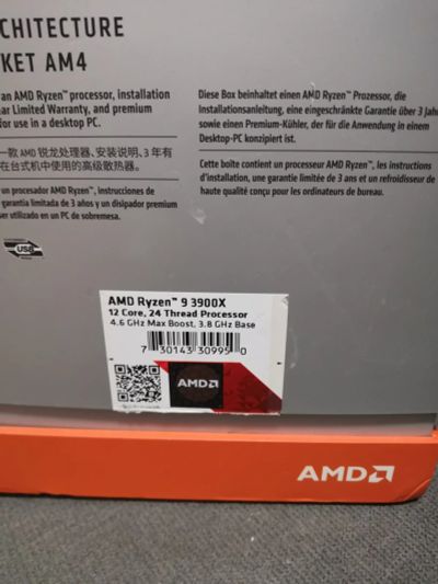 Лот: 18432755. Фото: 1. AMD Ryzen 9 3900x. Процессоры