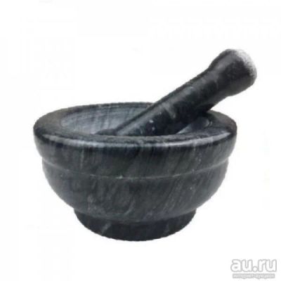 Лот: 13189507. Фото: 1. Ступка с пестиком мраморная Mercury... Кухонные аксессуары