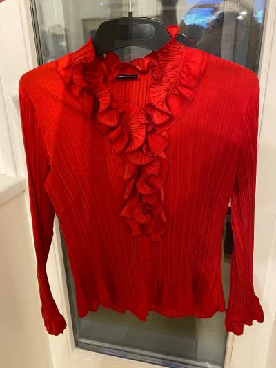 Лот: 16272131. Фото: 1. Красная блузка Gerry Weber (Германия... Блузы, рубашки, водолазки