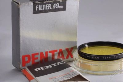 Лот: 2193513. Фото: 1. Фильтр Asahi Pentax Y2 49mm. Светофильтры