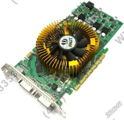 Лот: 5095568. Фото: 1. Видеокарта GeForce 9600 GT (256... Видеокарты