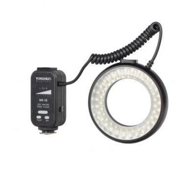 Лот: 6712142. Фото: 1. Кольцевая вспышка yongnuo led... Вспышки, осветители, рассеиватели