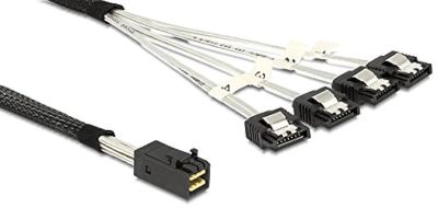Лот: 14665275. Фото: 1. Кабель Mini SAS HD - 4xSATA 0... СХД
