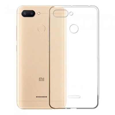 Лот: 12572672. Фото: 1. Чехол Xiaomi Redmi 6 Силикон Прозрачный... Чехлы, бамперы