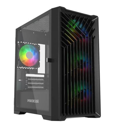 Лот: 24946575. Фото: 1. Корпус mATX Б_БП Powercase Mistral... Корпуса, блоки питания