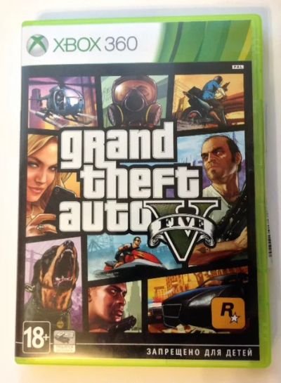 Лот: 5347239. Фото: 1. Диск GTA V (Grand Theft Auto 5... Игры для консолей