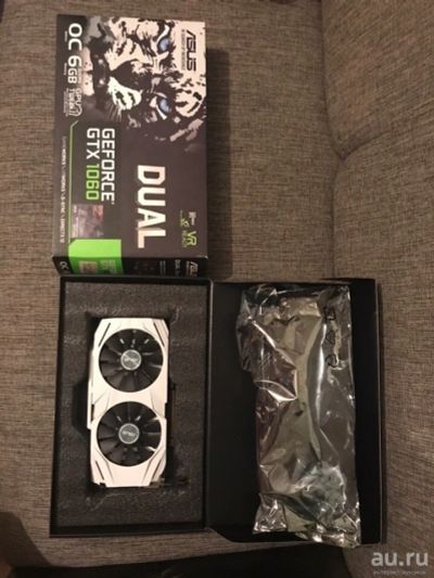 Лот: 13013973. Фото: 1. Видеокарта Asus GTX 1060 OC 6GB... Видеокарты