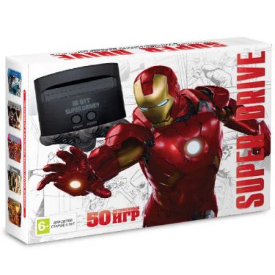 Лот: 3730868. Фото: 1. Sega Super Drive Iron Man (50-in-1... Игровые приставки, консоли