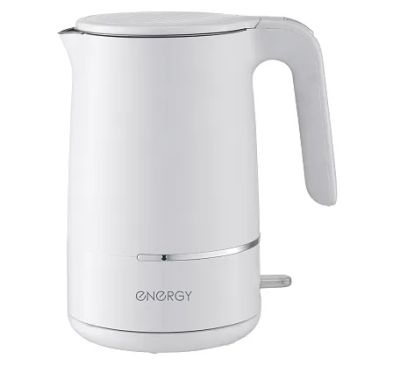 Лот: 24388333. Фото: 1. Чайник Energy E-216 (1,7 л) белый... Чайники, кофемашины, кулеры