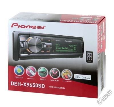 Лот: 6006887. Фото: 1. Срочно! Pioneer DEH-X9650SD CD-ресивер... Автомагнитолы