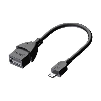 Лот: 24522588. Фото: 1. Адаптер Pero AD03 OTG microUSB... Дата-кабели, переходники