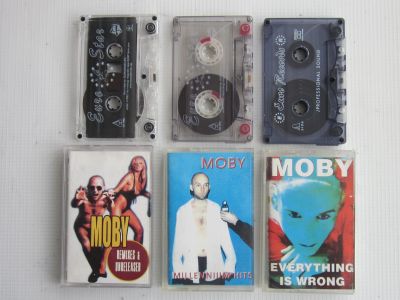 Лот: 21689576. Фото: 1. Аудиокассеты с записями Moby... Аудиозаписи