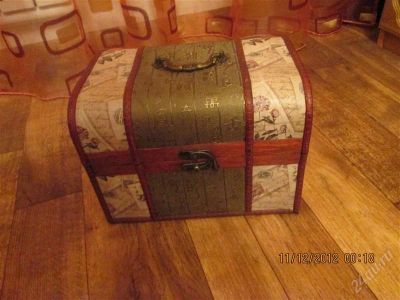 Лот: 2342333. Фото: 1. сундучок шкатулка. Сувенирные мелочи
