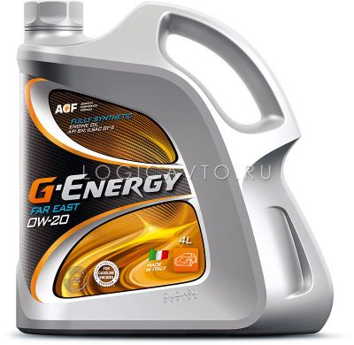 Лот: 11045958. Фото: 1. G-Energy Far East 0W-20, 4L. Расходные материалы