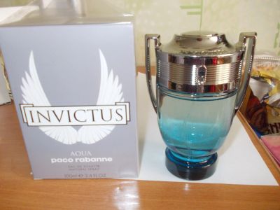 Лот: 12084976. Фото: 1. Invictus Aqua 2018 от Paco Rabanne... Мужская парфюмерия