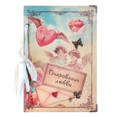 Лот: 7527604. Фото: 1. Ежедневник крафт «Очарование любви... Другое (канцелярские и офисные товары)