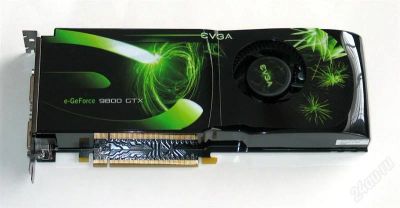 Лот: 789619. Фото: 1. EVGA GeForce 9800GTX 512Mb 256bit. Видеокарты