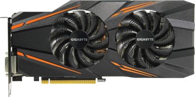 Лот: 9847506. Фото: 1. GeForce GTX1070 Gigabyte(GV-N1070WF2OC-8GD... Видеокарты
