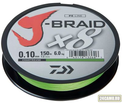 Лот: 13029208. Фото: 1. Леска плетеная DAIWA "J-Braid... Леска, блесны, крючки, мормышки