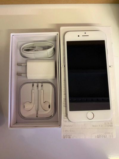 Лот: 14978511. Фото: 1. Смартфон Apple iphone 6 16gb silver... Смартфоны