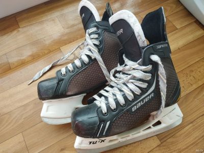 Лот: 14937328. Фото: 1. Коньки Bauer Supreme Pro 40,5... Коньки