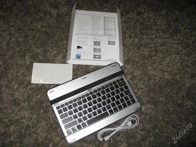 Лот: 1613773. Фото: 1. Чехол-клавиатура Bluetooth Wireless... Чехлы, обложки