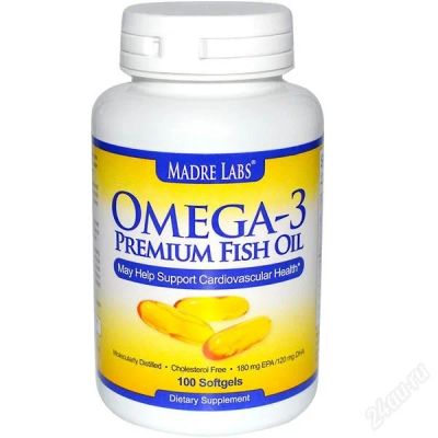 Лот: 2303569. Фото: 1. Omega-3 (Омега-3) Премиум рыбий... Другое (красота и здоровье)