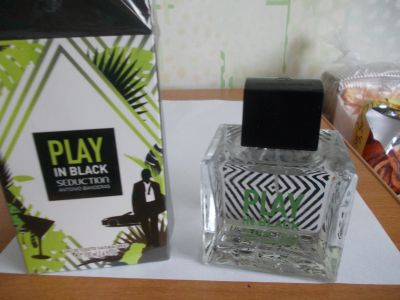 Лот: 12103982. Фото: 1. Play In Black Seduction Men от... Мужская парфюмерия
